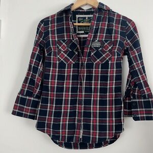 Superdry Co. women’s plaid shirt